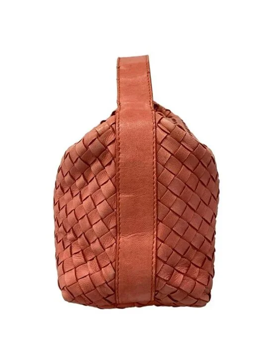 Bottega Veneta Handbag Intrecciato Pink Leather - Picture 4 of 15